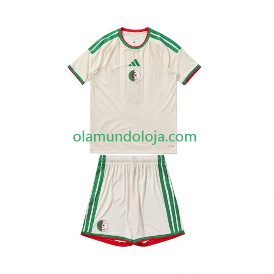 Camisola Argélia Criança Equipamento Primeiro 2026 Manga Curta